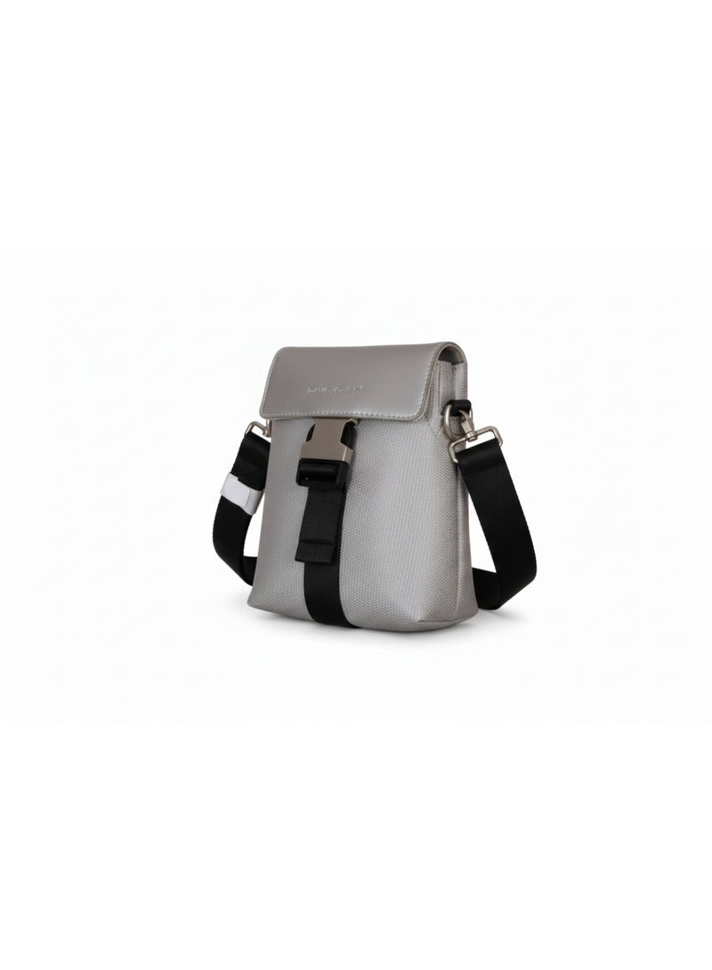 David Jones Womens Handbag Stylish and Durable Everyday Carry | Color Silver (CM7491) - Image 3